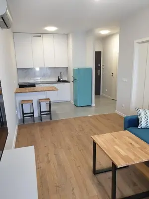 Kuchnia lub aneks kuchenny w obiekcie Apartamenty Kępa Mieszczańska