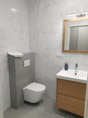 Łazienka w obiekcie Apartamenty Kępa Mieszczańska