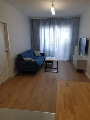 Część wypoczynkowa w obiekcie Apartamenty Kępa Mieszczańska