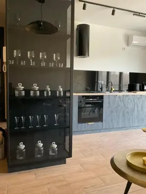 Kuchnia lub aneks kuchenny w obiekcie Apartament Zielona Dzielnica