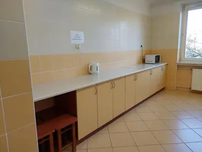 Kuchnia lub aneks kuchenny w obiekcie Dom Studencki Rubin