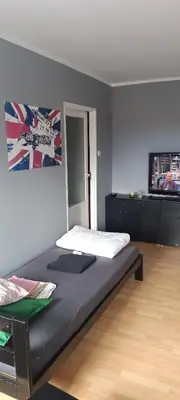 Telewizja i/lub zestaw kina domowego w obiekcie Apartament Asmodeusz
