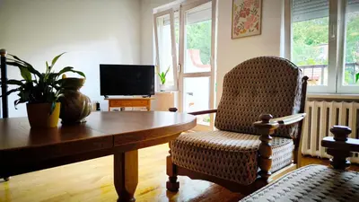 Telewizja i/lub zestaw kina domowego w obiekcie Apartment at Leszego