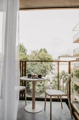 Balkon lub taras w obiekcie Czysta 4 - Apartament w Centrum Wrocławia, nowoczesny design, taras na dachu i przestrzeń do pracy - Wrocław - Fair Rentals