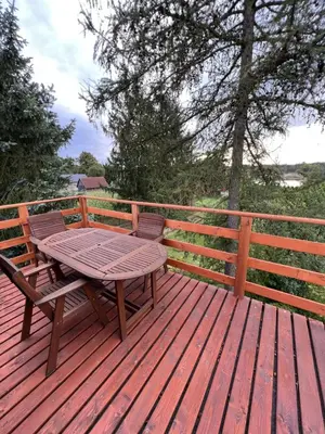 Balkon lub taras w obiekcie Przystań Felinów