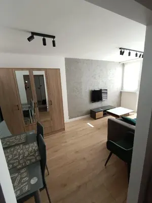 Telewizja i/lub zestaw kina domowego w obiekcie Apartament Jasne