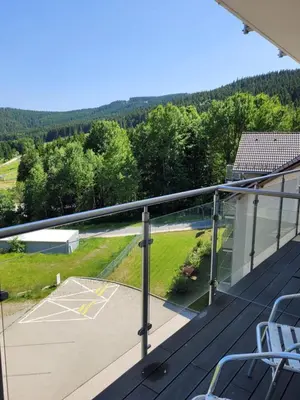Widok na góry z tego apartamentu