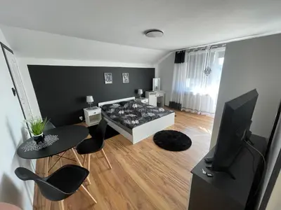 Telewizja i/lub zestaw kina domowego w obiekcie Pension u Danuśki z Bogdańca