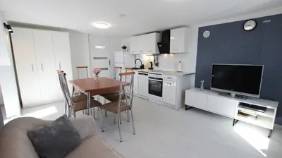 Kuchnia lub aneks kuchenny w obiekcie Apartament Rodzinny