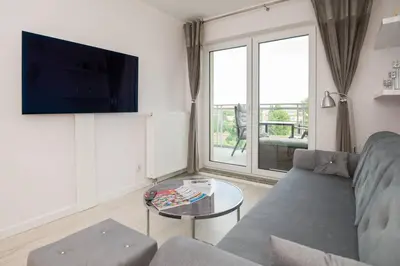 Telewizja i/lub zestaw kina domowego w obiekcie Rezydencja Wrocław Legnicka