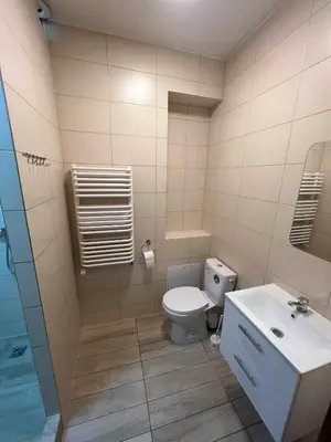 Łazienka w obiekcie Pokoje AE BERG