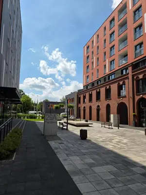 Budynek, w którym mieści się apartament