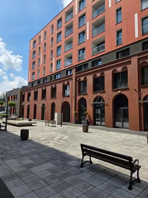 Budynek, w którym mieści się apartament