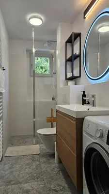 Łazienka w obiekcie Kotsisa Apartament Wrocław