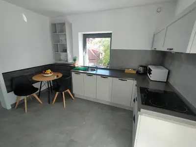 Kuchnia lub aneks kuchenny w obiekcie Apartamenty Monte Cassino
