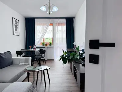 Część wypoczynkowa w obiekcie Apartament PodZamek