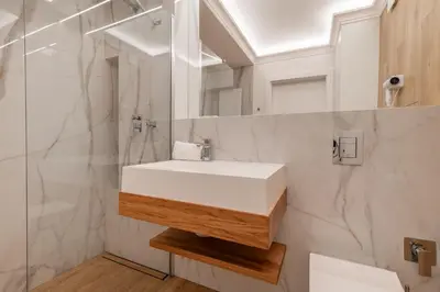 Łazienka w obiekcie RentPlanet - Halo Apartament