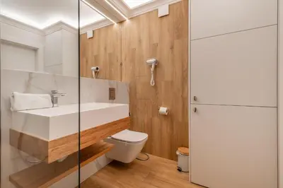 Łazienka w obiekcie RentPlanet - Halo Apartament