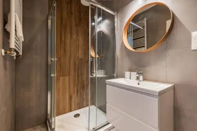 Łazienka w obiekcie RentPlanet - Apartament Ptasia