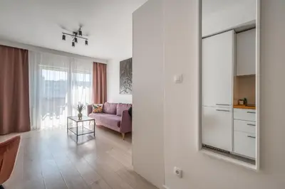 Kuchnia lub aneks kuchenny w obiekcie RentPlanet - Apartament Ptasia