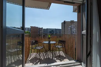 Balkon lub taras w obiekcie RentPlanet - Apartament Ptasia