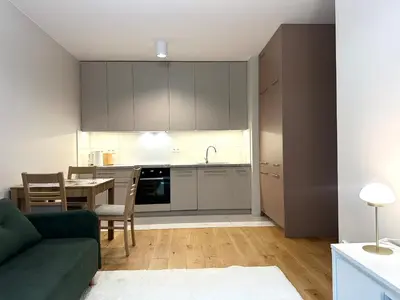 Kuchnia lub aneks kuchenny w obiekcie Wichrowa Apartment - Parking - Self Check-In 20h