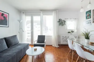 Część wypoczynkowa w obiekcie Samba Apartment