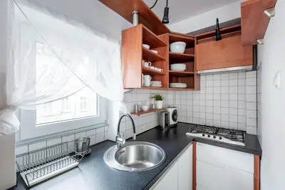 Kuchnia lub aneks kuchenny w obiekcie Samba Apartment