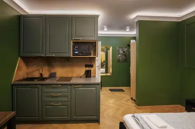 Kuchnia lub aneks kuchenny w obiekcie Sweet Nest Vision Apartment - Rynek, ground floor, Smart TV