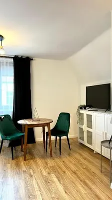 Telewizja i/lub zestaw kina domowego w obiekcie Katedralna Apartamenty
