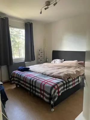Łóżko lub łóżka w pokoju w obiekcie Piekny apartament u Moniki