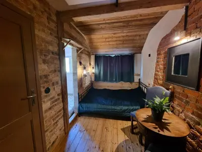 Część wypoczynkowa w obiekcie Pokoje Dla Rodzin z Dziećmi