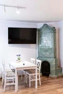 Telewizja i/lub zestaw kina domowego w obiekcie Apartamenty 592 2