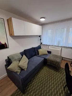 Część wypoczynkowa w obiekcie Mikrokawalerka w ścisłym centrum