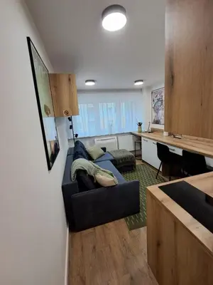 Część wypoczynkowa w obiekcie Mikrokawalerka w ścisłym centrum