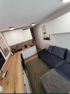 Część wypoczynkowa w obiekcie Mikrokawalerka w ścisłym centrum