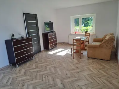 Część wypoczynkowa w obiekcie Pokoje na Bocznej