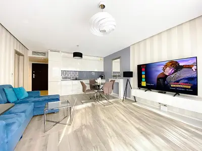 Telewizja i/lub zestaw kina domowego w obiekcie Apartimento Central Prime3