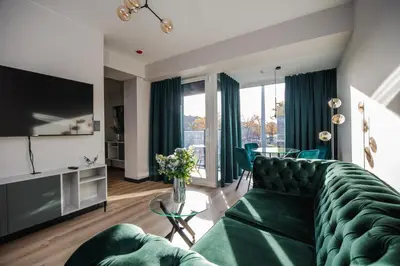 Telewizja i/lub zestaw kina domowego w obiekcie K52 Apartments