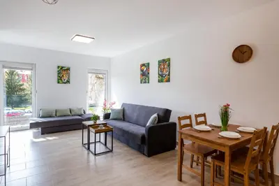 Część wypoczynkowa w obiekcie Apartament Przystanek Kudowa Centrum