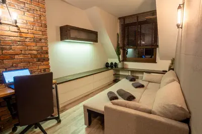 Część wypoczynkowa w obiekcie Loft Świetego Mikołaja - Blisko Rynku - Klimatyzacja