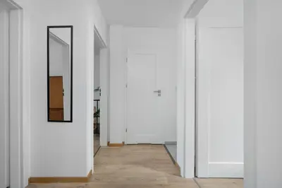 Plan piętra w obiekcie Large Apartment in Wrocław Center on the Market with 3 Bedrooms and Balcony by Noclegi Renters
