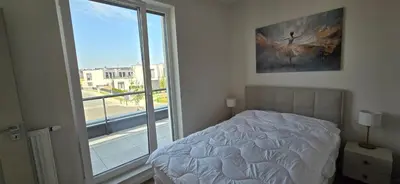 Plan piętra w obiekcie Nowoczesna Willa