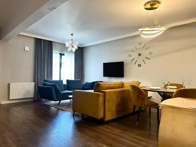 Telewizja i/lub zestaw kina domowego w obiekcie Walońska 19 Apart - SPA & Parking