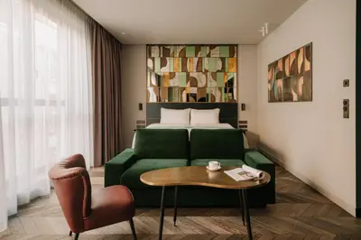 Część wypoczynkowa w obiekcie The Cyrus Hotel