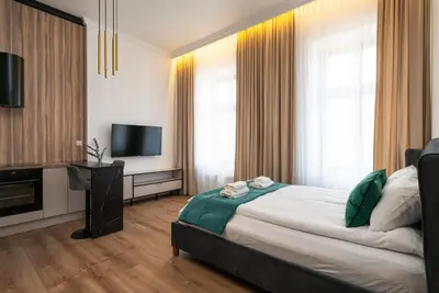 Łóżko lub łóżka w pokoju w obiekcie Dreamstaywro