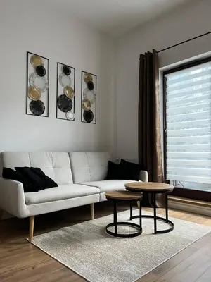 Część wypoczynkowa w obiekcie Apartament P52 Wrocław