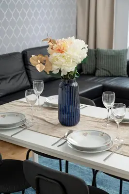 Część wypoczynkowa w obiekcie Stylish One Bedroom Apartment Perfectly Located by Noclegi Renters