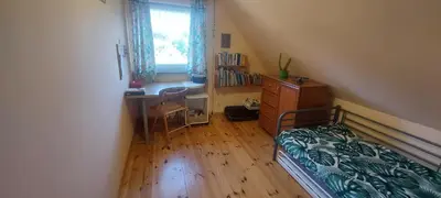 Łóżko lub łóżka w pokoju w obiekcie Zielone Gniazdo