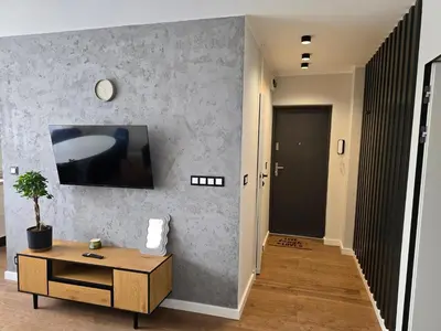 Telewizja i/lub zestaw kina domowego w obiekcie ApartPodmiejska